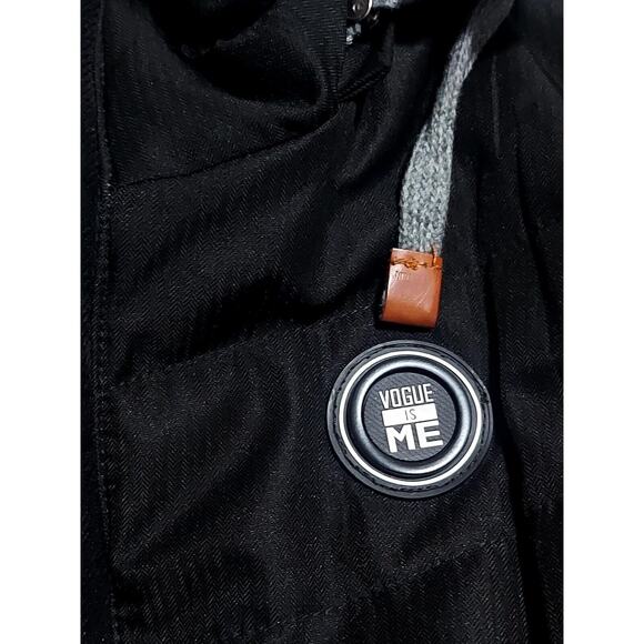 VOGUE IS ME - Vgh Fashion Quilted Down Full Zip Hooded Vest - Bust 40" - L 23" - Picture 4 of 11